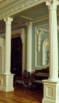 This fantastic ballroom by Giac Dellâ€™Accio uses many of my plaster details beautifully painted